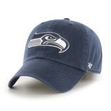 Seattle Seahawks '47 Brand Navy Franchise Fitted Hat - Pro Jersey Sports