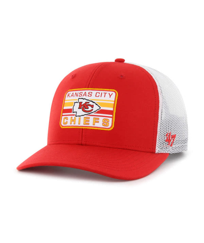 Kansas City Chiefs 47 Brand Red Drifter Trucker Adjustable Hat