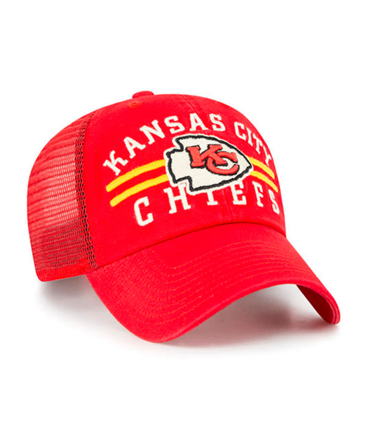 Copy of Kansas City Chiefs Red Highpoint 47 Clean Up Trucker Adjustable Hat