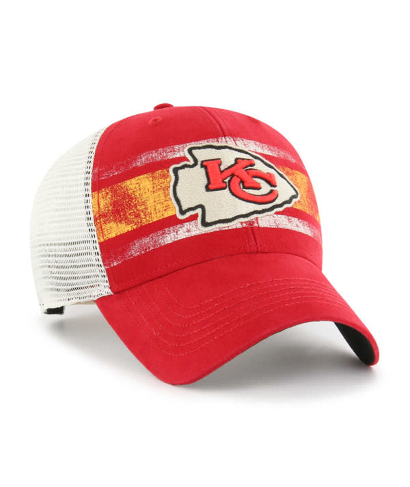 Kansas City Chiefs 47 Brand Red Interlude Trucker Adjustable Hat