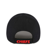 Kansas City Chiefs 47 Brand Black MVP Adjustable Hat - Pro Jersey Sports