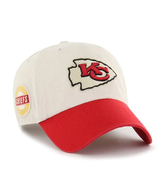 CopyKansas City Chiefs Sidestep Clean Up Adjustable Hat By 47 Brand