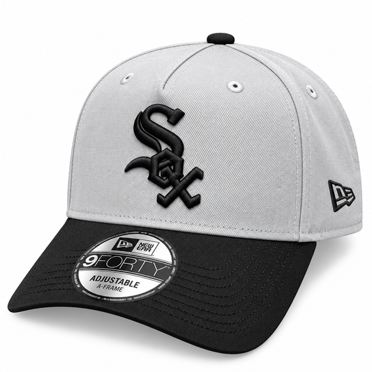 Chicago White Sox 2 Tone Gray/Black 9FORTY A-Frame Adjustable Hat