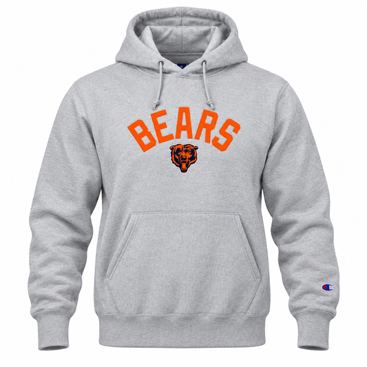 Men's Chicago Bears Oxford Gray Champion Reverse Weave Fleece Hoodie