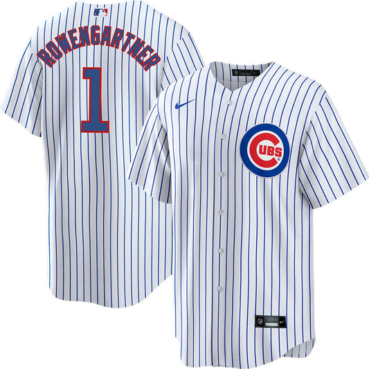NIKE Men's Henry Rowengartner Chicago Cubs White Home Premium Stitch Replica Jersey