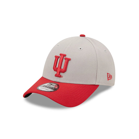 Indiana Hoosiers 2 Tone Gray/Red NCAA New Era The League 9Forty Adjustable Hat