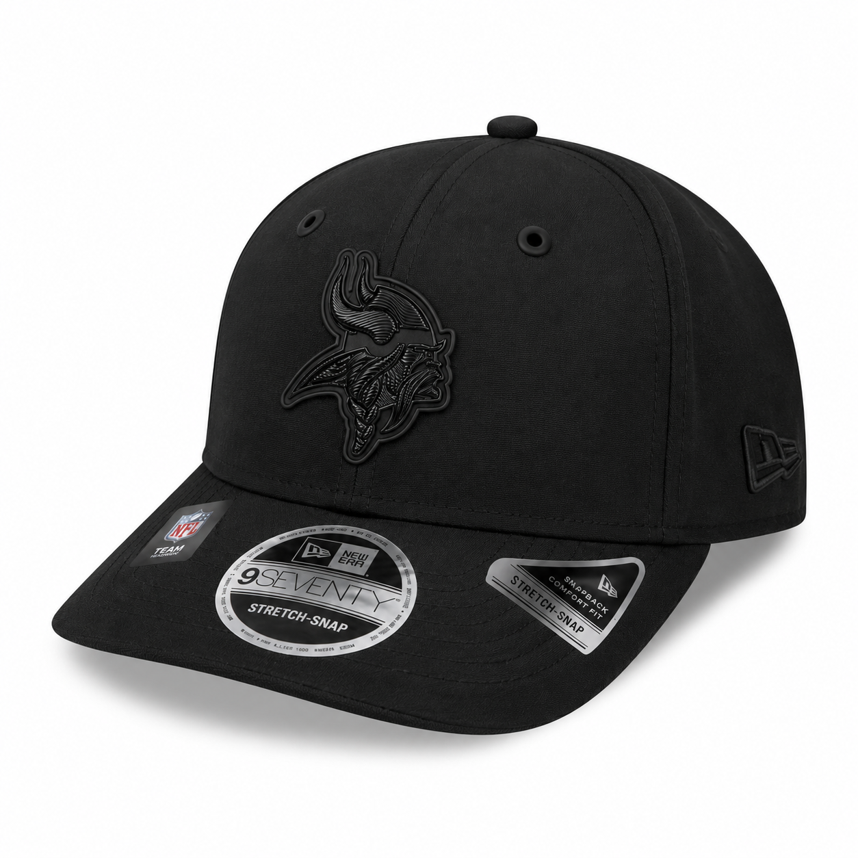 Men's Minnesota Vikings New Era 2026 NFL Sideline 9SEVENTY Black Adjustable Hat