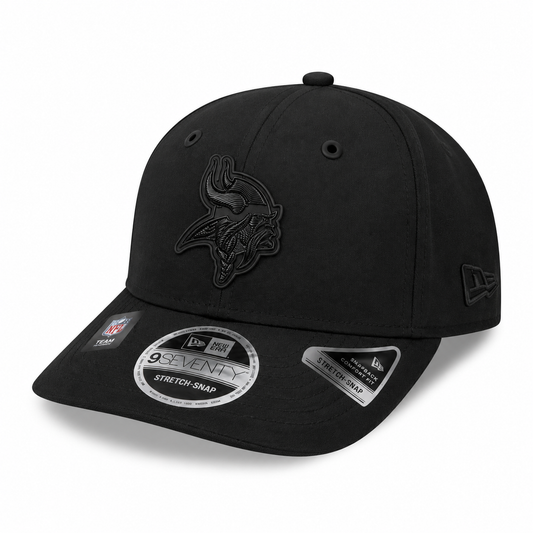Men's Minnesota Vikings New Era 2026 NFL Sideline 9SEVENTY Black Adjustable Hat