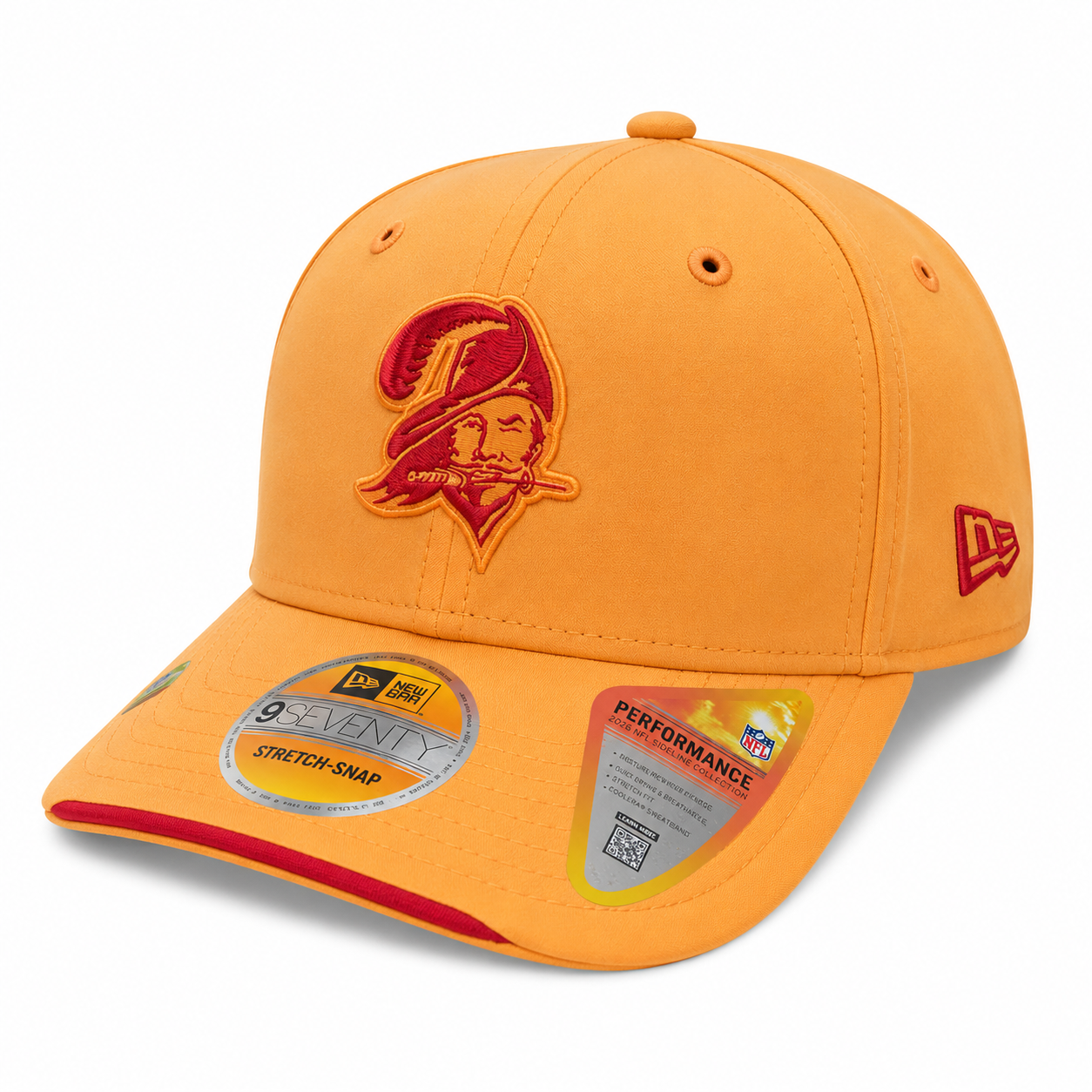 Men's Tampa Bay Buccaneers New Era 2026 NFL Sideline 9SEVENTY Alternate Orange Adjustable Hat