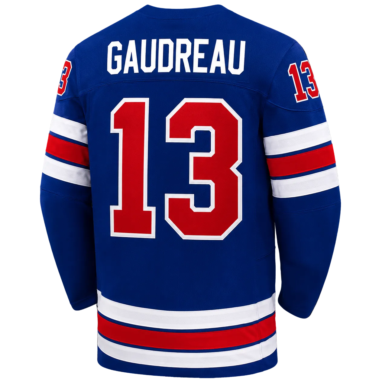 Men's Team USA Hockey Nike Johnny Gaudreau #13 Blue Replica Jersey
