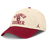 Oklahoma Sooners Nike Unisex 2026 Primetime Natural 2-Tone Club Adjustable Hat - Natural - Pro Jersey Sports