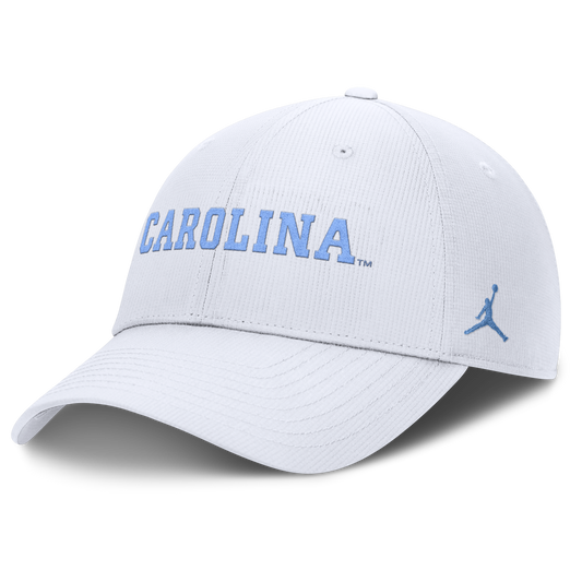 North Carolina Tar Heels Jumpman White Club Adjustable Hat