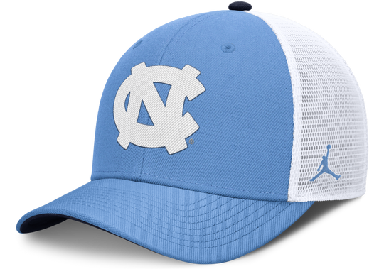 North Carolina Tar Heels Nike Rise Primetime Valor Blue Adjustable Snapback Trucker Hat - Pro Jersey Sports