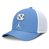 North Carolina Tar Heels Jordan Brand Rise Valor Blue Adjustable Snapback Trucker Hat - Pro Jersey Sports
