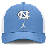 North Carolina Tar Heels Jordan Brand Rise Valor Blue Adjustable Snapback Trucker Hat - Pro Jersey Sports