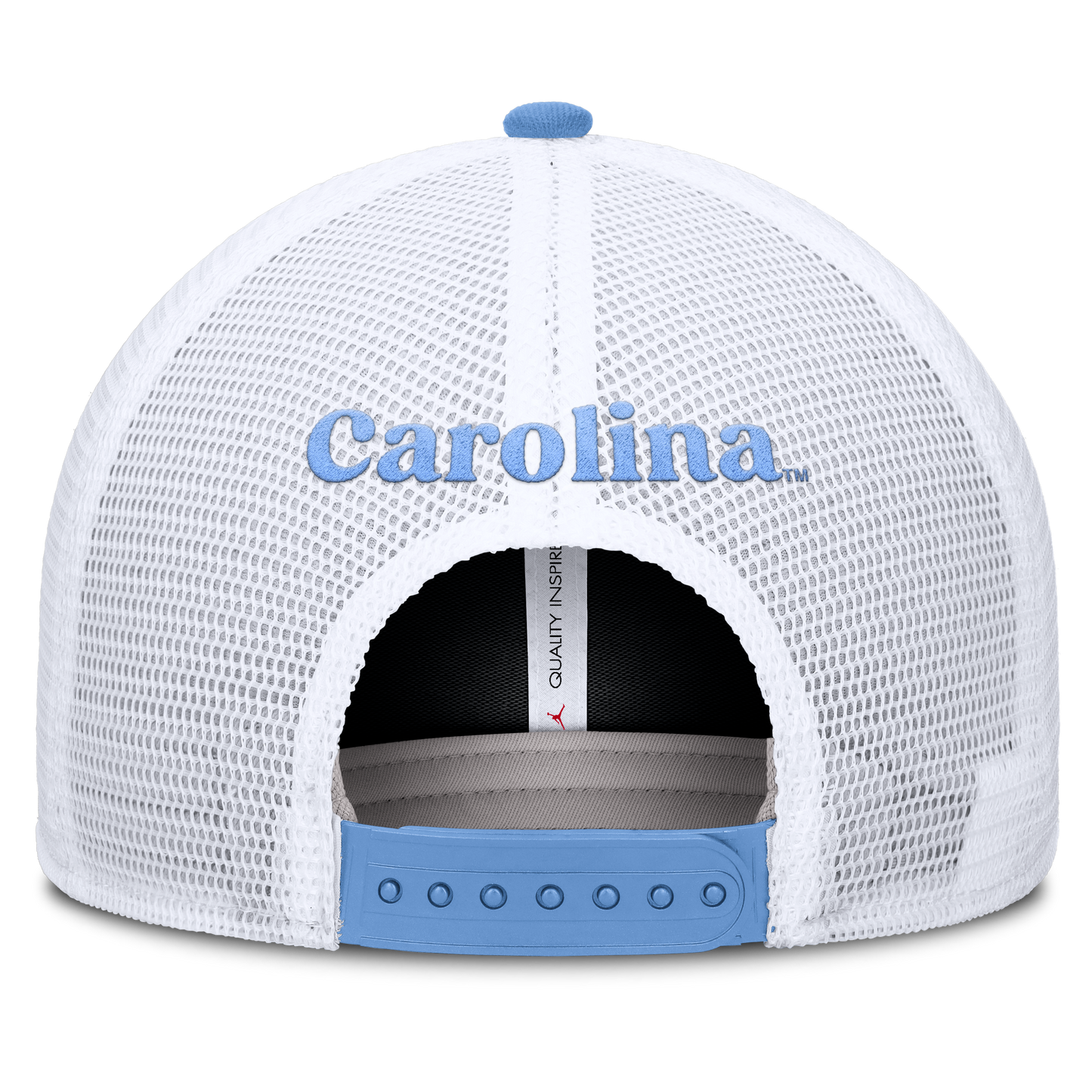 North Carolina Tar Heels Jordan Brand Rise Valor Blue Adjustable Snapback Trucker Hat - Pro Jersey Sports