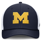 Michigan Wolverines Jumpman Club Navy Adjustable Snapback Trucker Hat - Pro Jersey Sports