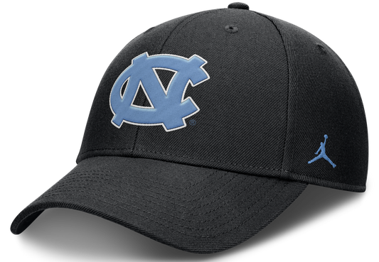North Carolina Tar Heels Black Nike Club Adjustable Hat - Pro Jersey Sports