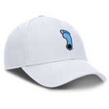 North Carolina Tar Heels Nike White Club Dri-Fit Adjustable Hat - Pro Jersey Sports
