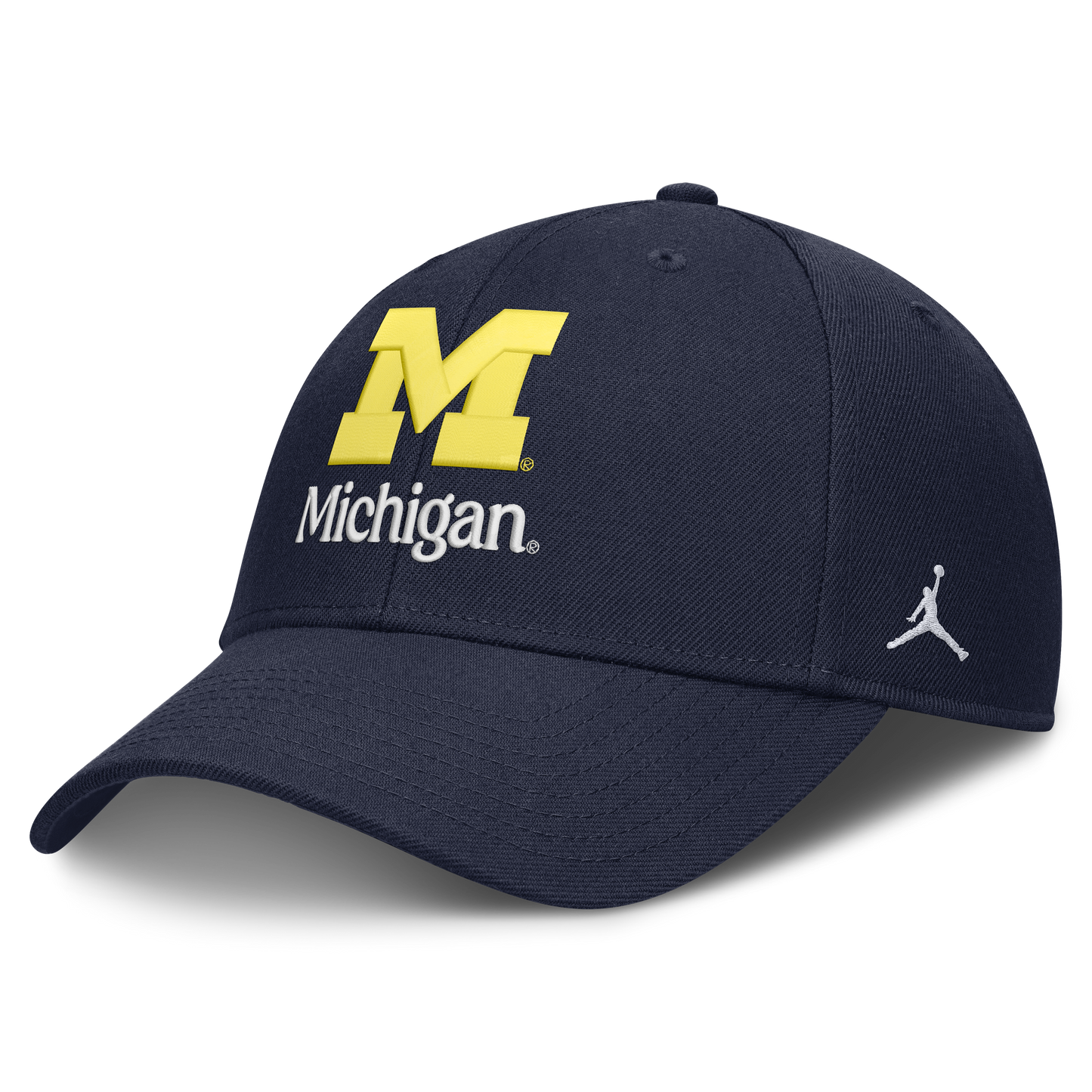 Michigan Wolverines Jordan Brand Primetime Rise Adjustable Hat - Navy - Pro Jersey Sports