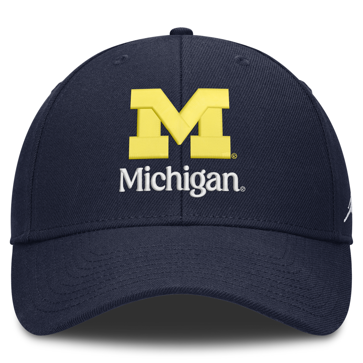 Michigan Wolverines Jordan Brand Primetime Rise Adjustable Hat - Navy - Pro Jersey Sports