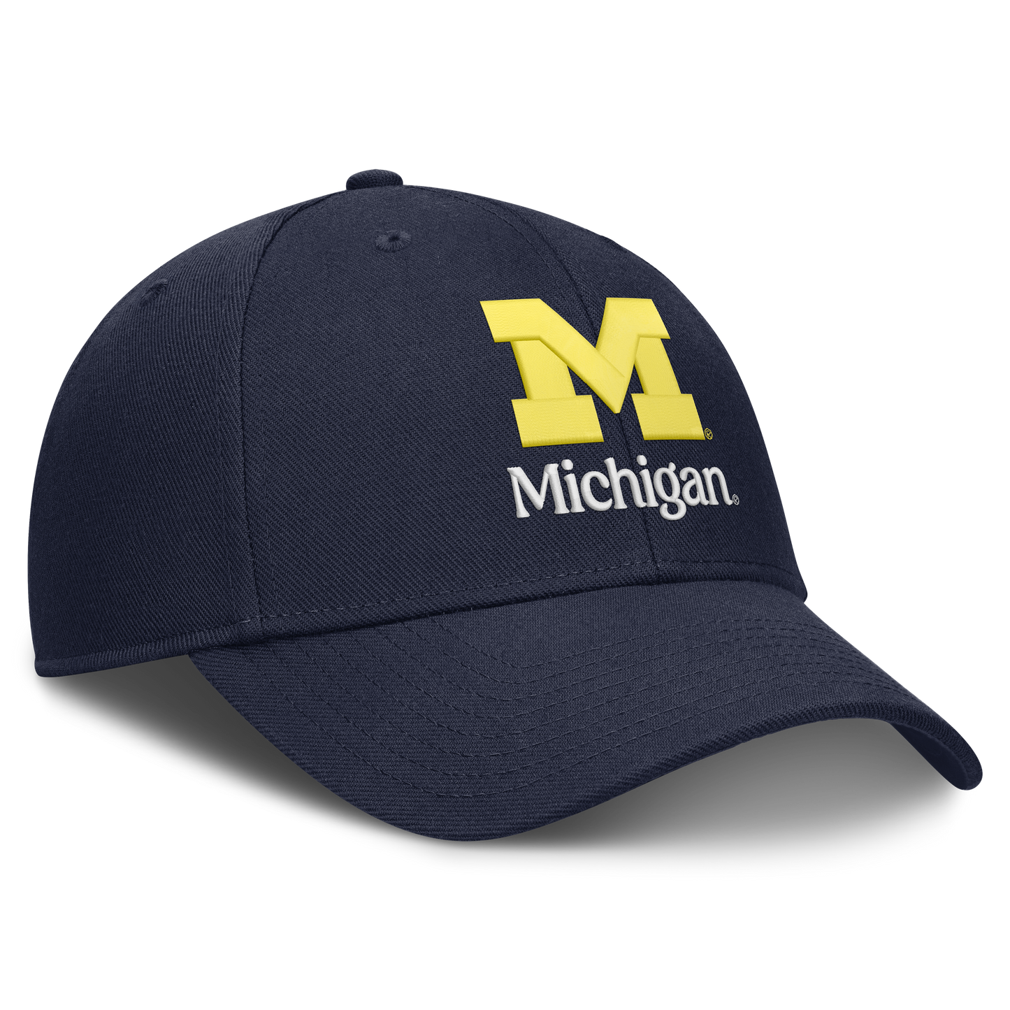 Michigan Wolverines Jordan Brand Primetime Rise Adjustable Hat - Navy - Pro Jersey Sports