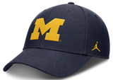 Michigan Wolverines Jumpman Navy Club Adjustable Hat - Pro Jersey Sports