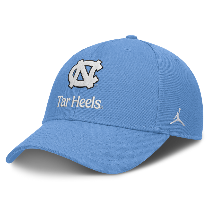 North Carolina Tar Heels Jordan Brand Primetime Rise Adjustable Hat - Carolina Blue - Pro Jersey Sports