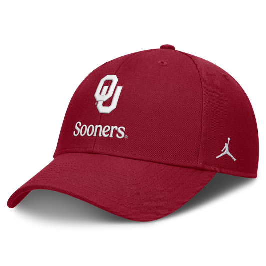 Oklahoma Sooners Jordan Brand Primetime Rise Adjustable Hat -Red - Pro Jersey Sports