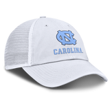 North Carolina Tar Heels Nike White Jumpman Club Unstructured Adjustable Trucker Hat - Pro Jersey Sports