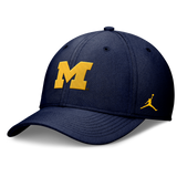 Michigan Wolverines Jordan Brand Rise Primetime Flex Hat-Navy - Pro Jersey Sports