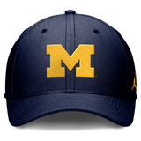 Michigan Wolverines Jordan Brand Rise Primetime Flex Hat-Navy - Pro Jersey Sports