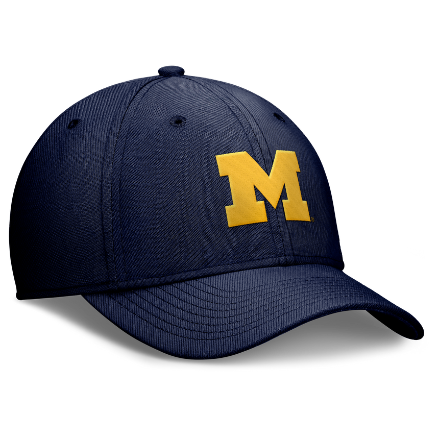 Michigan Wolverines Jordan Brand Rise Primetime Flex Hat-Navy - Pro Jersey Sports