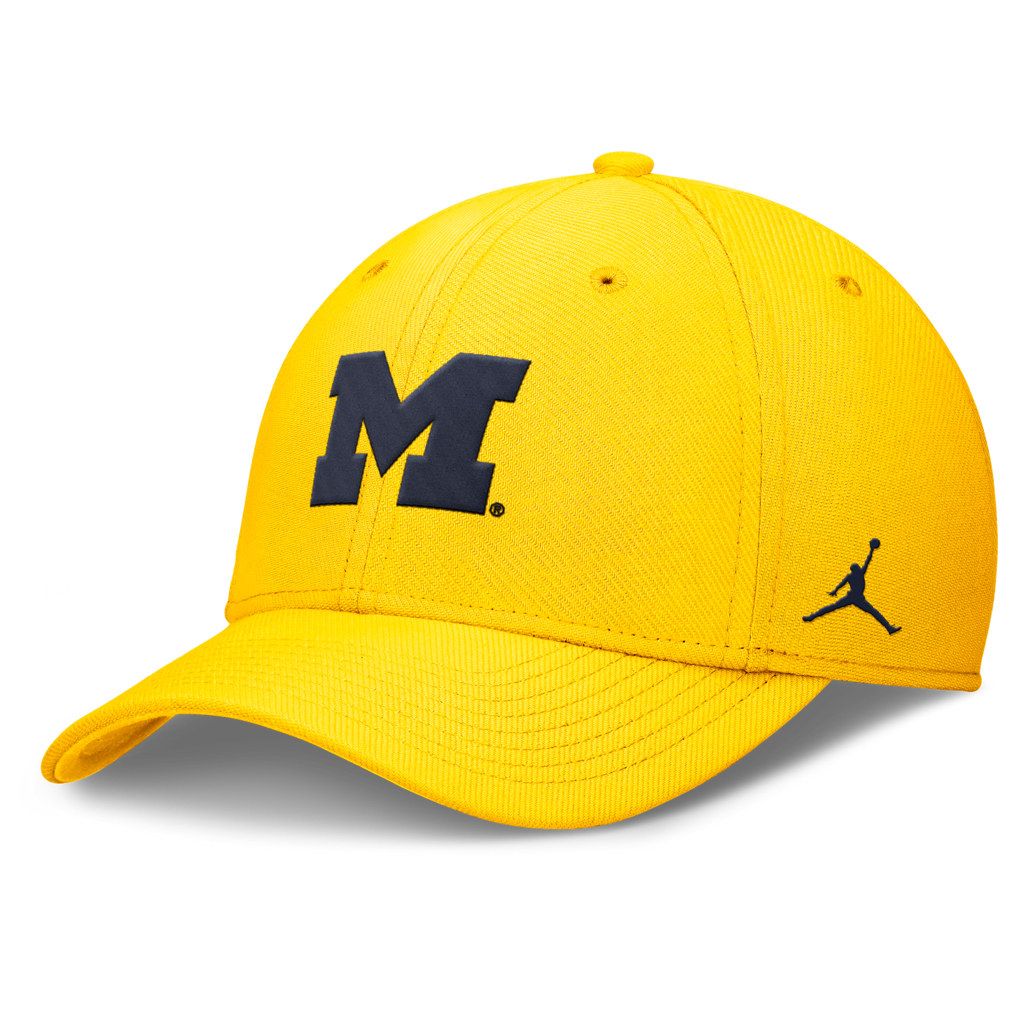 Michigan Wolverines Jordan Brand Rise Primetime Flex Hat-Gold