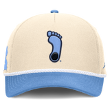 North Carolina Tar Heels Jordan Brand Unisex 2026 Primetime Natural 5-Panel Rope 2-Tone Rise Hat - Natural - Pro Jersey Sports