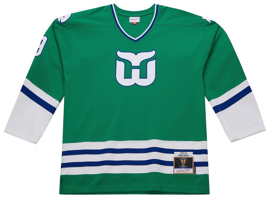 Mitchell & Ness Men's Hartford Whalers Gordie Howe #9 1979 Vintage Home Replica Jersey - Pro Jersey Sports