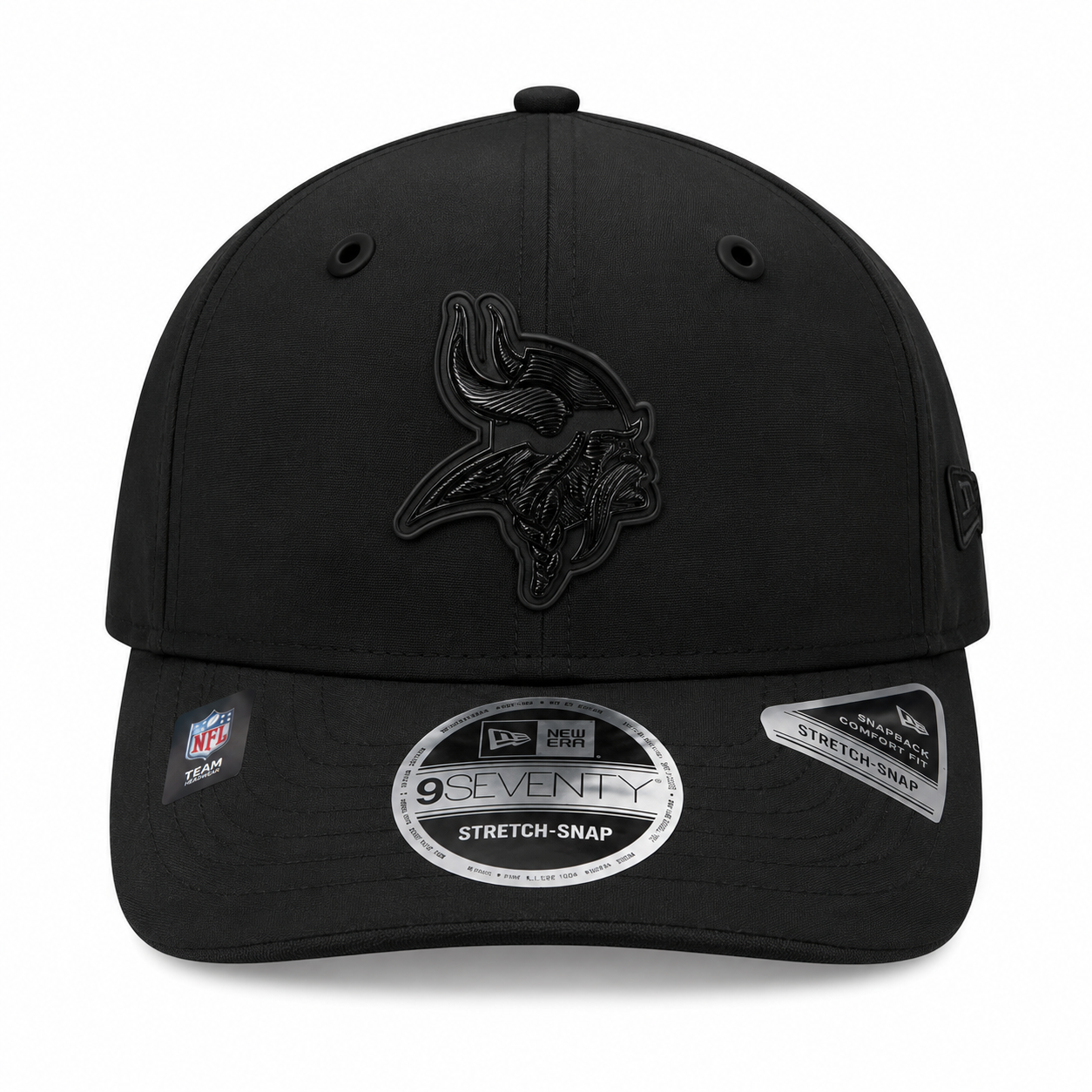 Men's Minnesota Vikings New Era 2026 NFL Sideline 9SEVENTY Black Adjustable Hat