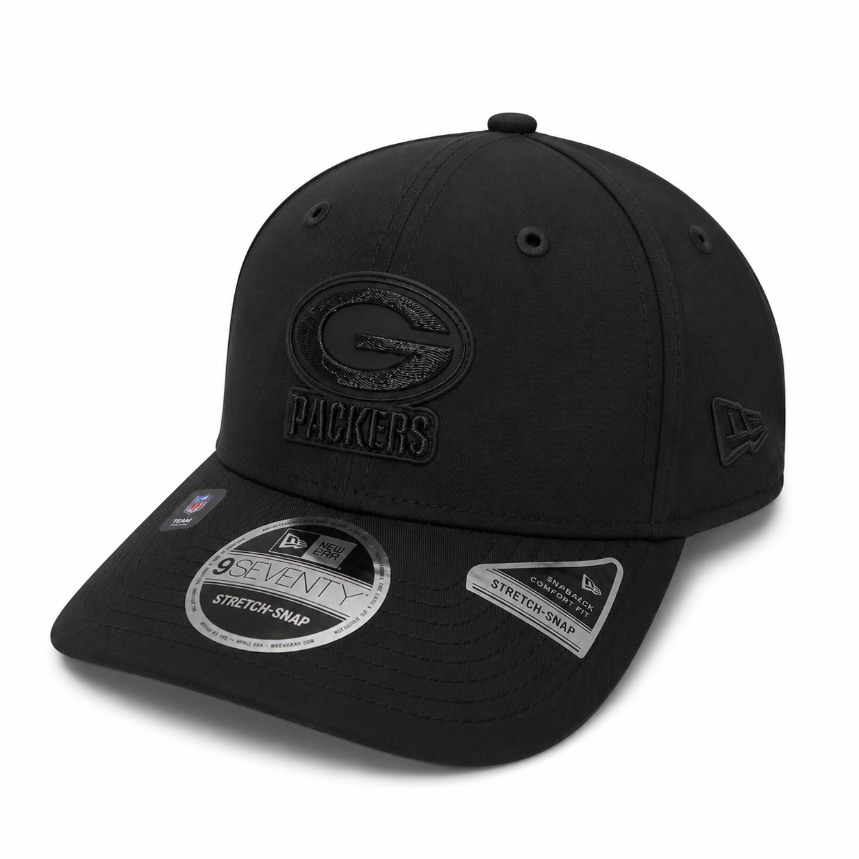 Men's Green Bay Packers New Era 2026 NFL Sideline 9SEVENTY Black Adjustable Hat