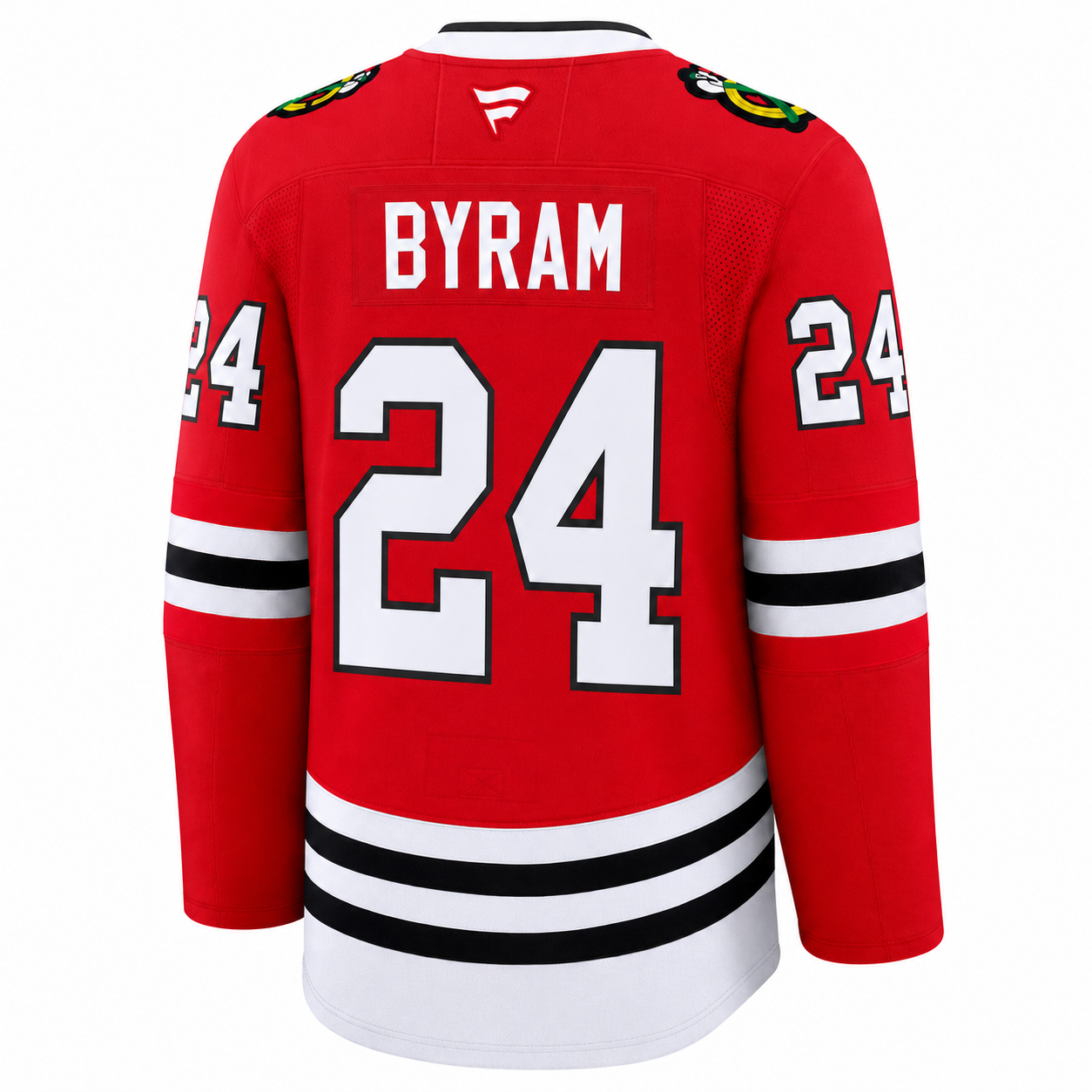 Men's Bowen Byram Chicago Blackhawks Fanatics Red Home Authentic Premium Jersey