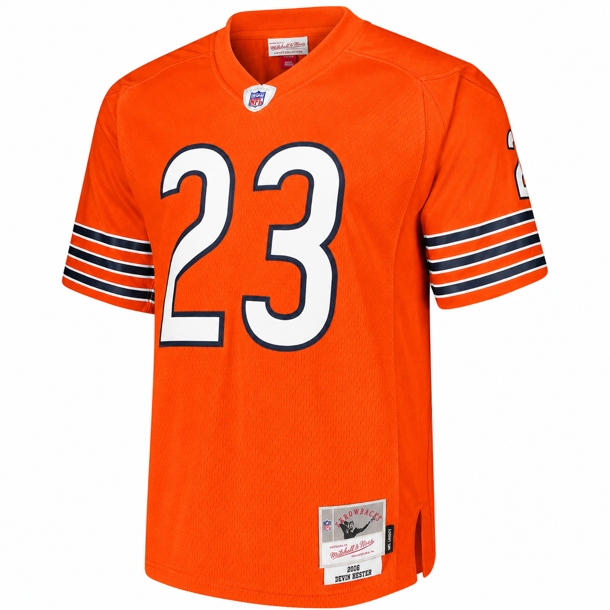 Men's Devin Hester Chicago Bears Alternate Orange Mitchell & Ness 2006 Legacy Replica Jersey