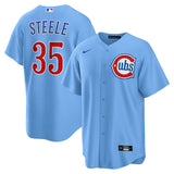 Men's Justin Steele Chicago Cubs Nike Light Blue 2nd Alternate Replica Jersey - Pro Jersey Sports