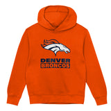 Denver Broncos Youth Back to Basics Orange Hoodie - Pro Jersey Sports