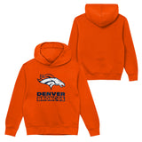 Denver Broncos Youth Back to Basics Orange Hoodie - Pro Jersey Sports