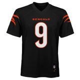 Joe Burrow Cincinnati Bengals Youth Replica Mid Tier Player Jersey - Black - Pro Jersey Sports