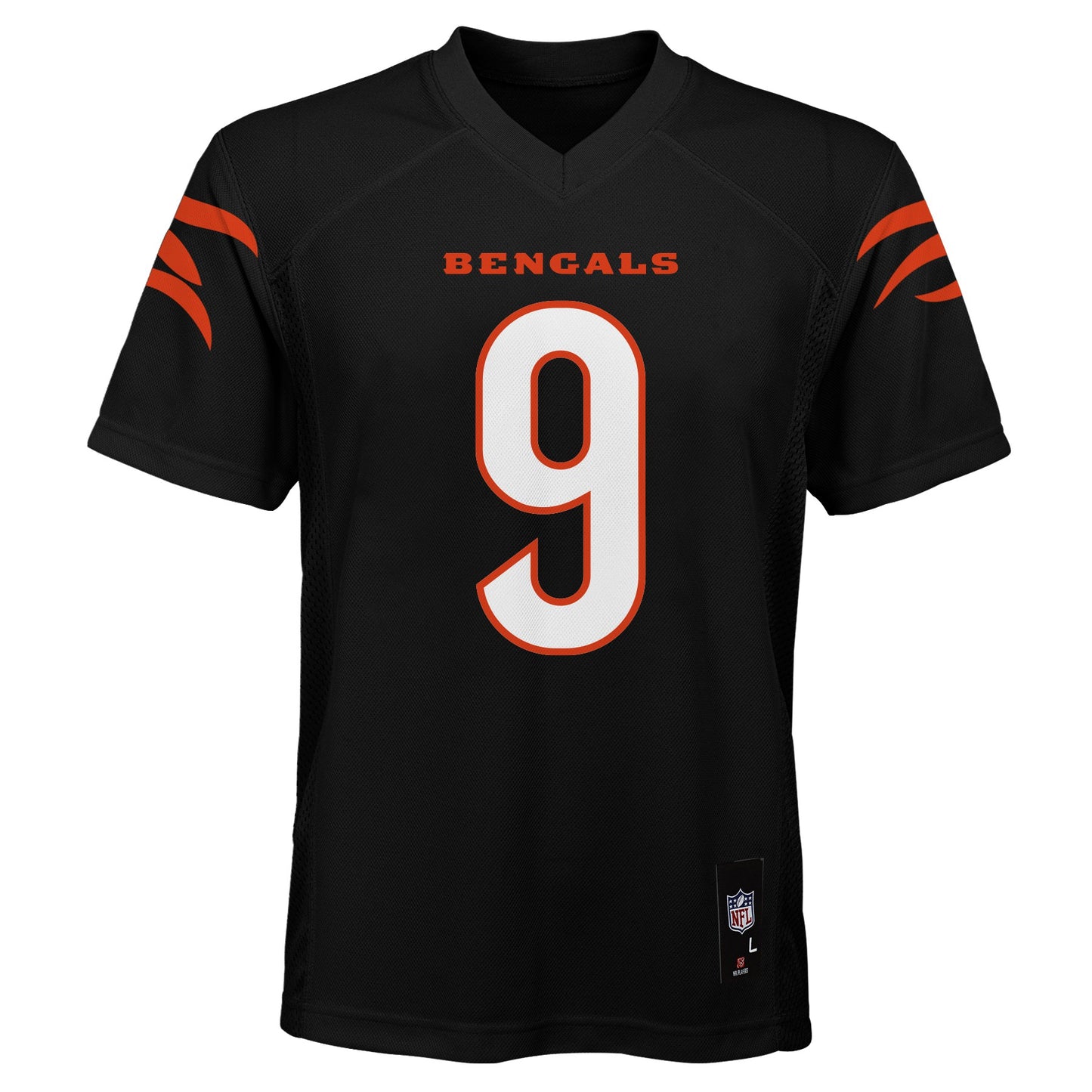 Kids Joe Burrow Cincinnati Bengals Black NFL Mid-Tier Jersey