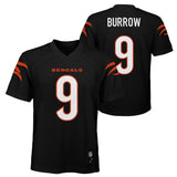 Joe Burrow Cincinnati Bengals Youth Replica Mid Tier Player Jersey - Black - Pro Jersey Sports