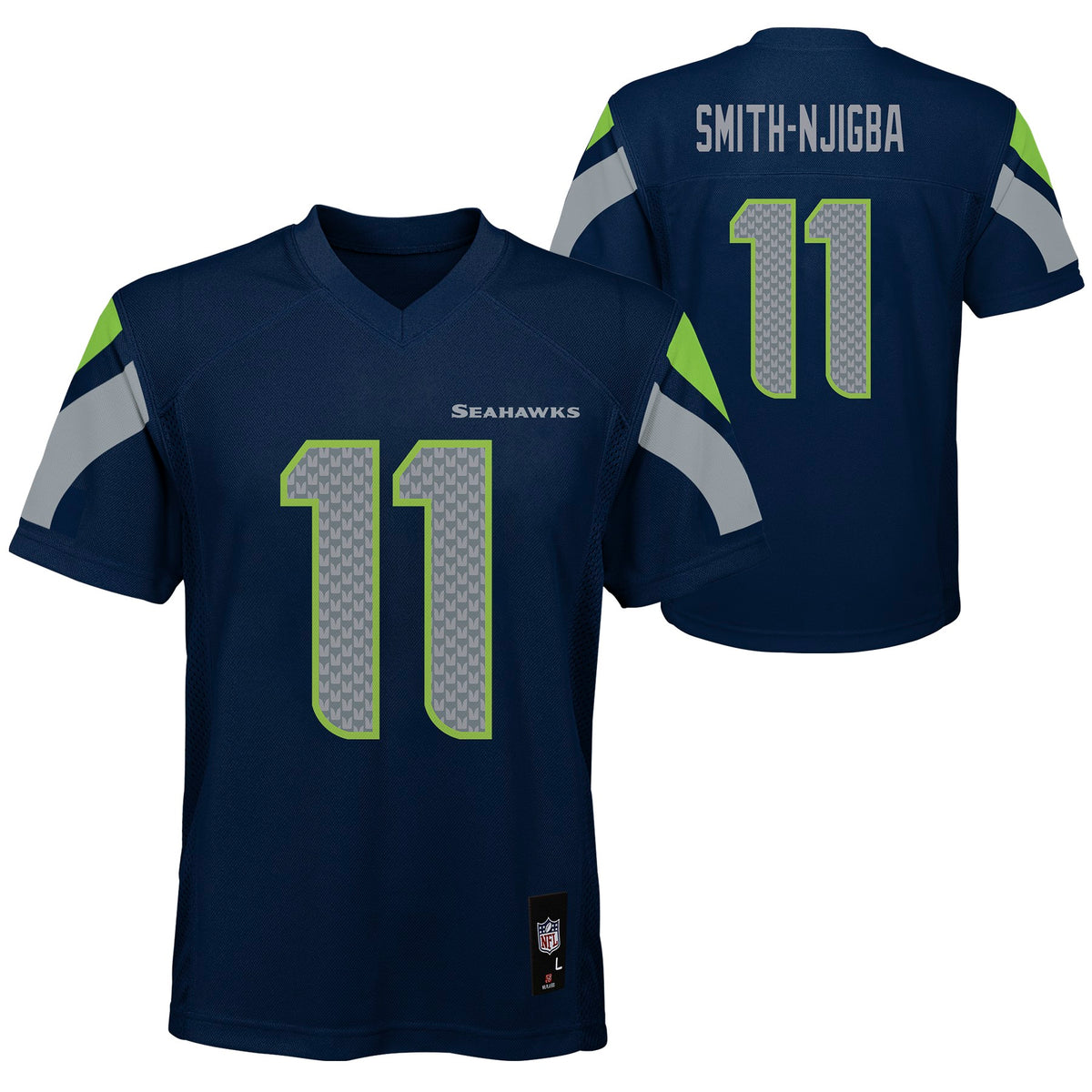 Youth Jaxon Smith-Njigba Seatle Seahawks Navy Replica Mid Tier Player Jersey
