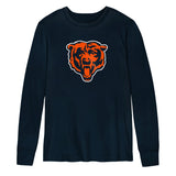 Toddler Chicago Bears Navy Primary Logo Long Sleeve T-Shirt - Pro Jersey Sports