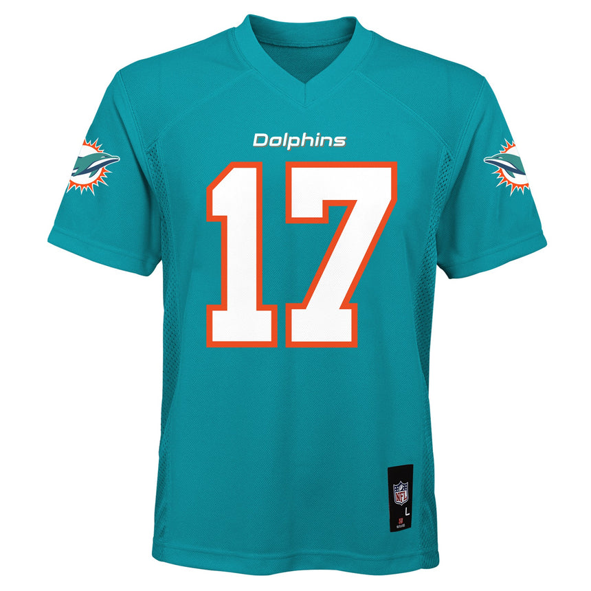 Jalen Waddle Miami Dolphins Youth Replica Mid Tier Player Jersey - Teal - Pro Jersey Sports