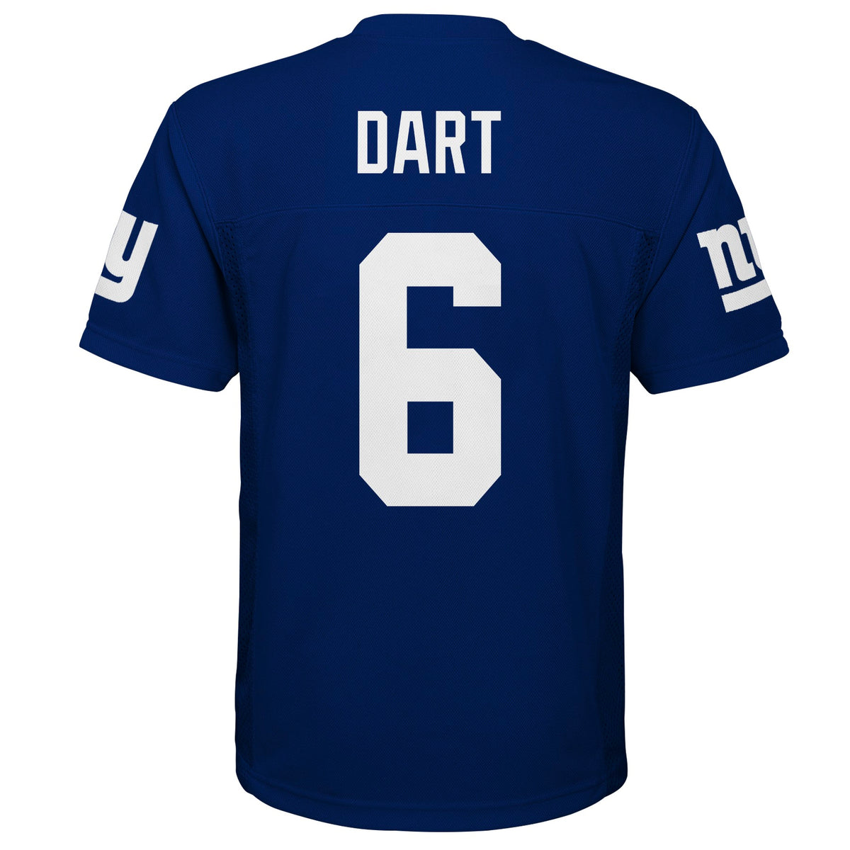 Youth New York Giants Jaxson Dart Royal Blue Mid-Tier Player Jersey